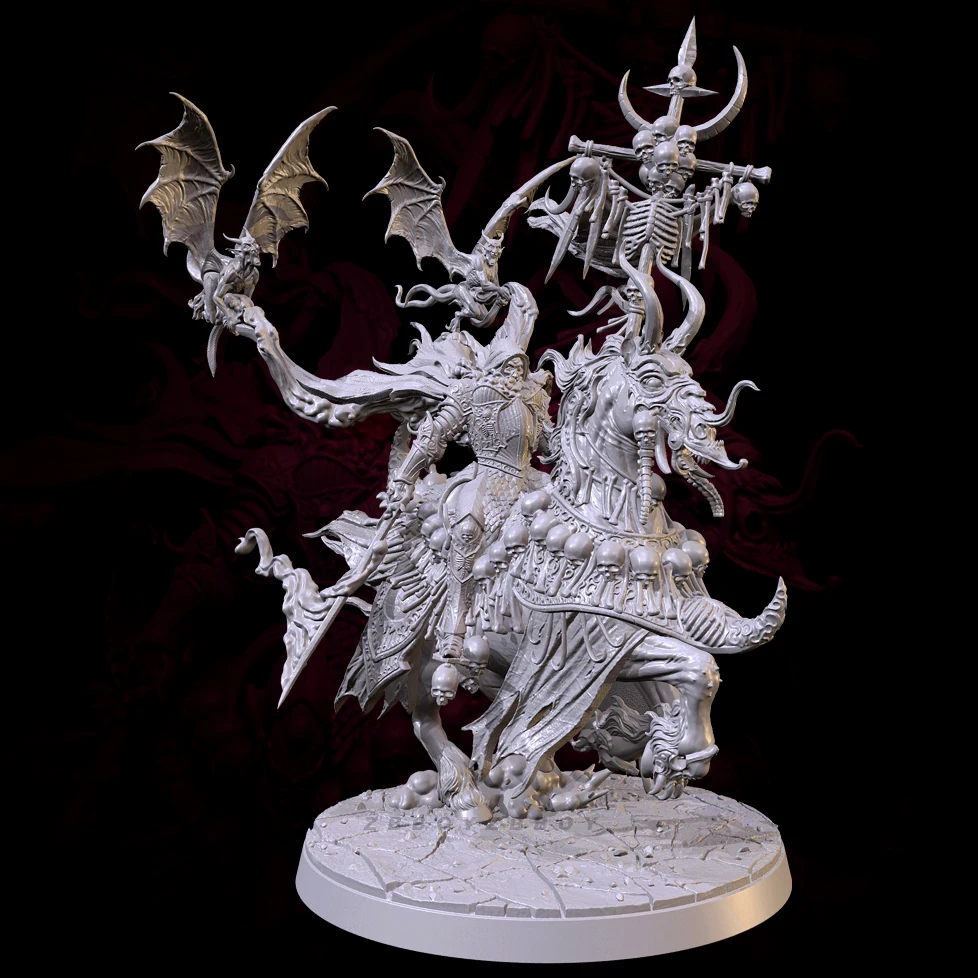 Kits de modèles en résine, hauteurs globales, 60mm, 75mm, 95mm, figurine incolore et auto-assemblée, impression 3D TD-7228/3D