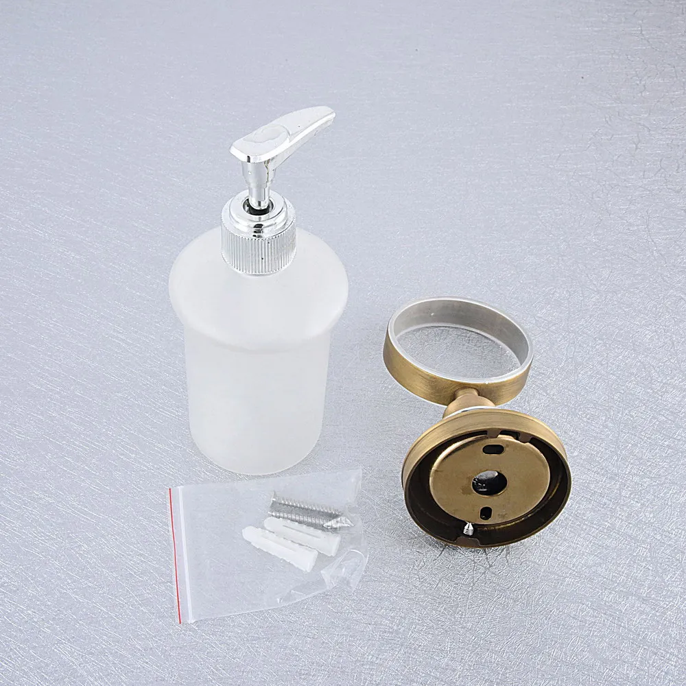 Imagem -06 - Dispensador de Sabão Líquido para Pia de Banheiro Dispensador de Latão Antigo para Loção com Suporte para Armazenamento de Garrafa para Cozinha Zba814