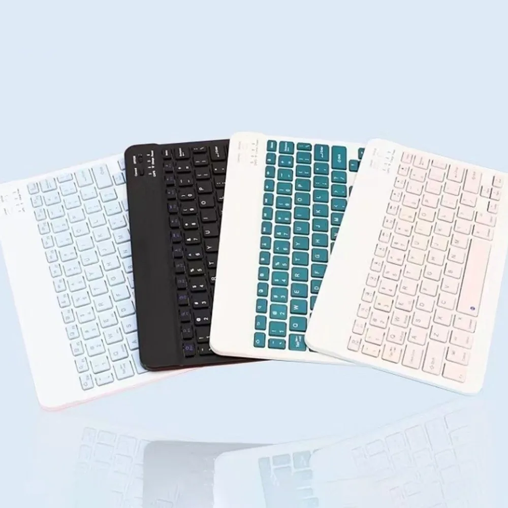Mini Keypad 10 Inch Bluetooth Keyboard Mini Rechargeable Wireless Keyboard Portable Slim Design Portable Keyboard Mobile Use