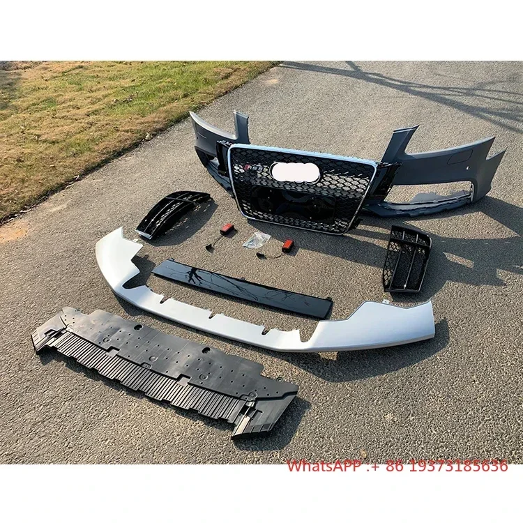 Hot Sale Front bumper with grille for Audi A5 S5 B8 facelift RS5 bodykit car bumper For Audi A5 S5 B8 2009