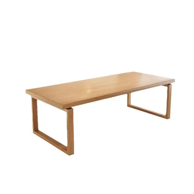Solid wood dining table and chair combination ash wood rectangular family dining room strip table