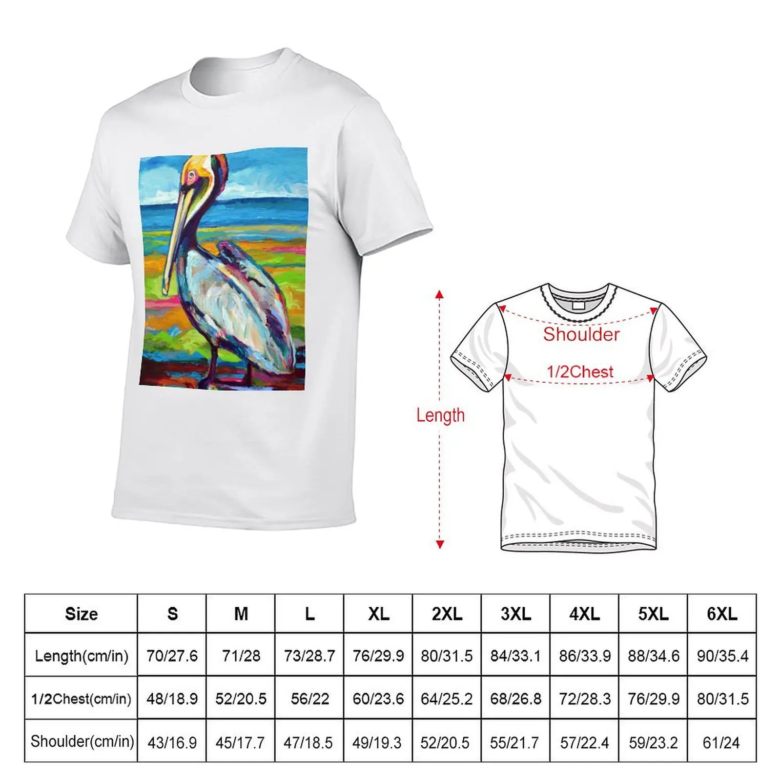 Colorful St Pete Pelican T-Shirt funny t shirts cotton t shirts for man cotton T-Shirt