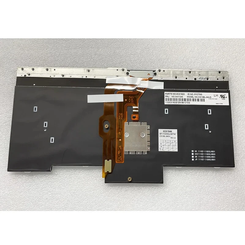 H++NEW original  For Lenovo T430 X230 W530 Backlit English Keyboard FRU 04X1240