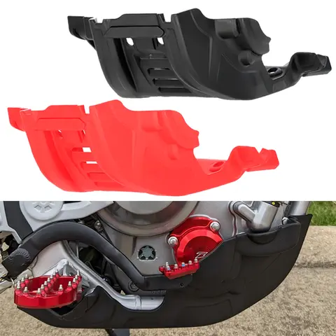 플라스틱 스키드 플레이트 엔진 가드 프레임 섀시 보호대, 혼다 CRF300L CRF 300L ABS 2021-2024