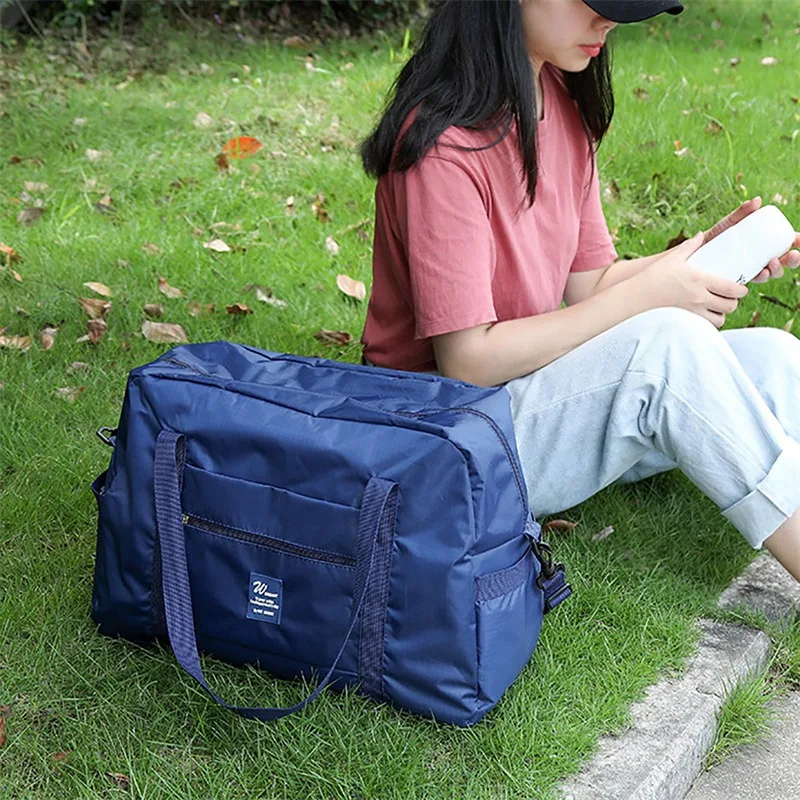 Travel Bags Large Capacity Foldable Clothes Luggage Organizer Waterproof Handbags Women Men Travel Clothes Storage Organizer