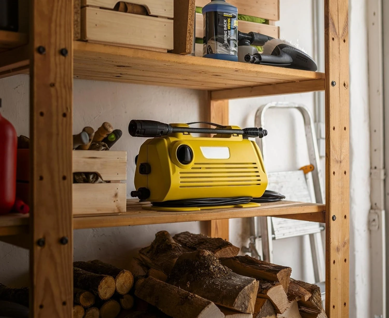 غسالة الضغط العالي مع فوهة طاقة متغيرة - للسيارات والباحات والممرات والواجهات