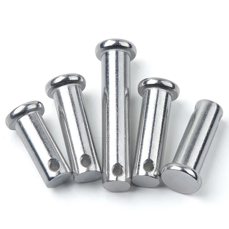 M3 M4 M5 M6 M8 Pin Roll 304 stainless steel pin flat head cylindrical pin with hole locating pins GB882 axis pin