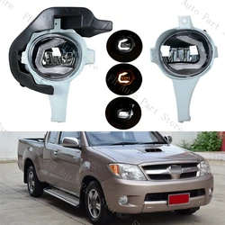 2PCS LED Foglamp Foglight For Toyota Hilux Vigo 2005 2006 2007 Front Bumper Fog Light Lamp