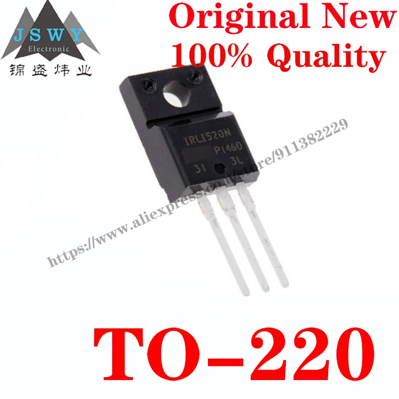 

10~100 PCS IRLI520NPBF TO-220 Discrete Semiconductor Transistor MOSFET IC Chip With the for module arduino Free Shiping IRLI520N