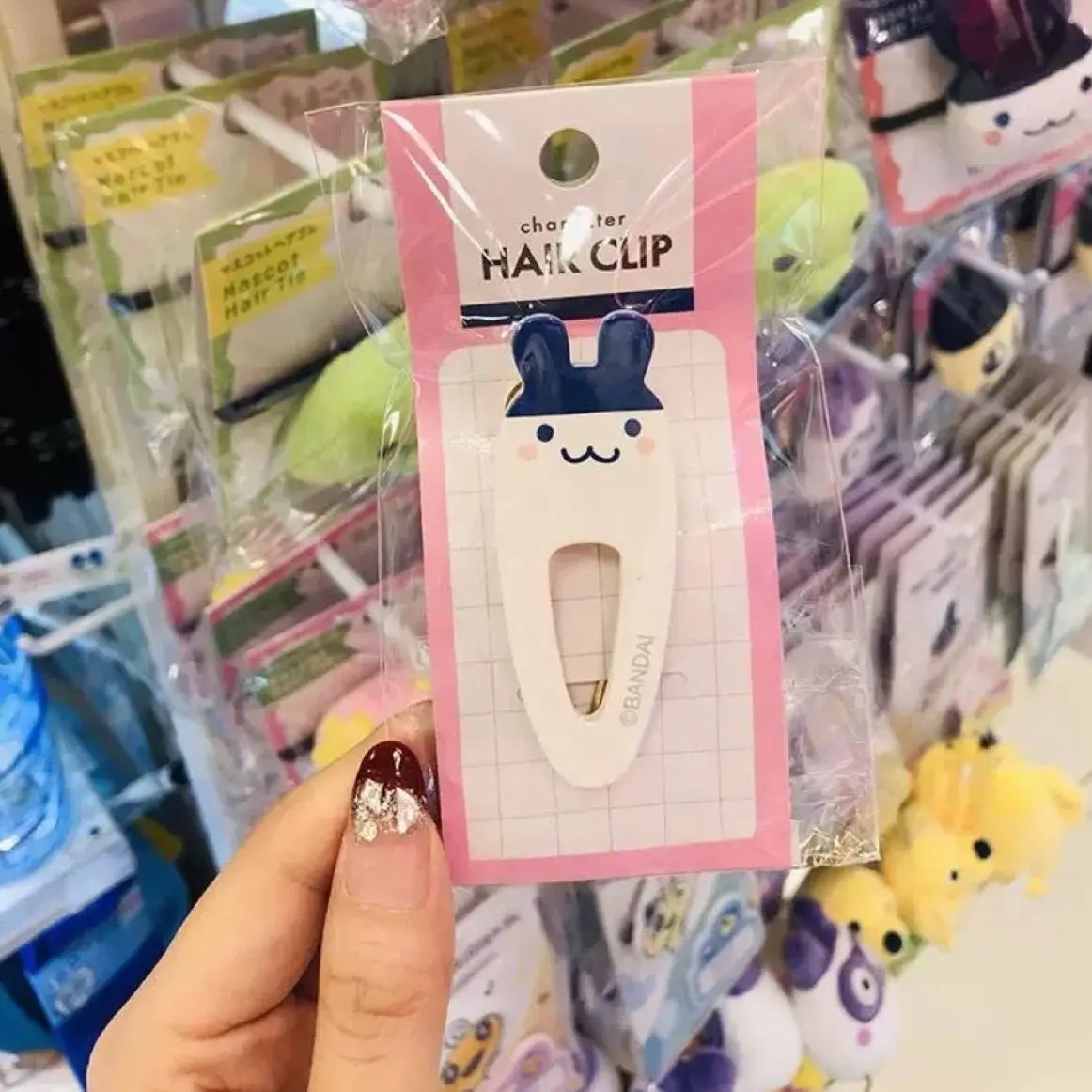 Tamagotchi Electronic Pet Mametchi Kuchipatchi Hair Clips Sweet Girly Bangs Clips Broken Hair Side Hair Accessories view 3