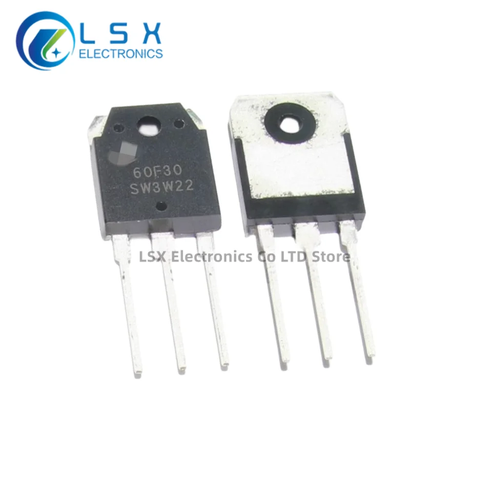 New Original 10PCS/Lot SFR60F30PN 60F30 OR SFR60F30PS OR SFR60F30APN OR SFR60F30PNA TO-3P 60A 300V FRD Fast Recovery Diode