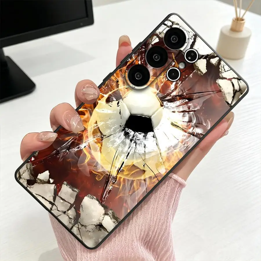 Phone Cover Case for Samsung Galaxy S26 Ultra S26+ S23 S25 Plus S24+ S24 S25+ S21 FE S20 Note 20 8 9 10 S10 S9 Breaking Wall