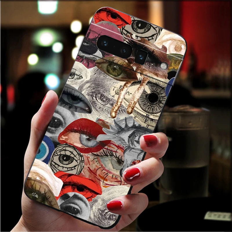Scary Face Eyes Phone Case For Google Pixel 10 9 Pro XL 9A 8 7 6 Pro Pixel 8A 7A 6A Pixel 8 7 6 5