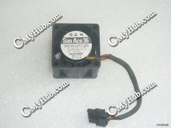 For Sanyo Denki 9GV3612P3J05 DC12V 0.75A 3528 3.5CM 35MM 35X35X28MM 4pin Cooling Fan 9GV3612P3J05