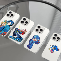 R-Rockman M-Megaman Game Phone Case For Iphone 16 15 11 13 14 Pro Max 7 8 Plus X Xr Xs Max Se2020 12mini Transparent Cover