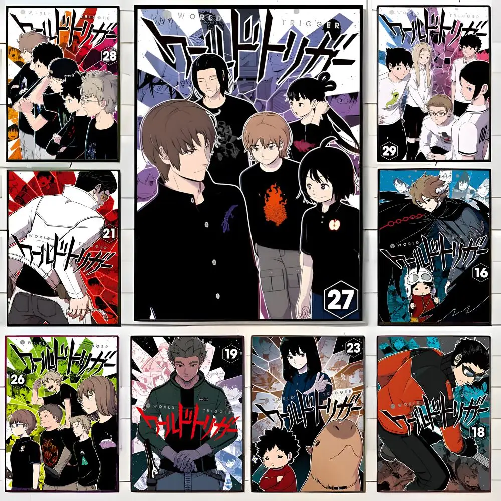 Manga SciFi World Trigger Poster Wall Art Print Decorative Mural Home Decor Gift Unframed