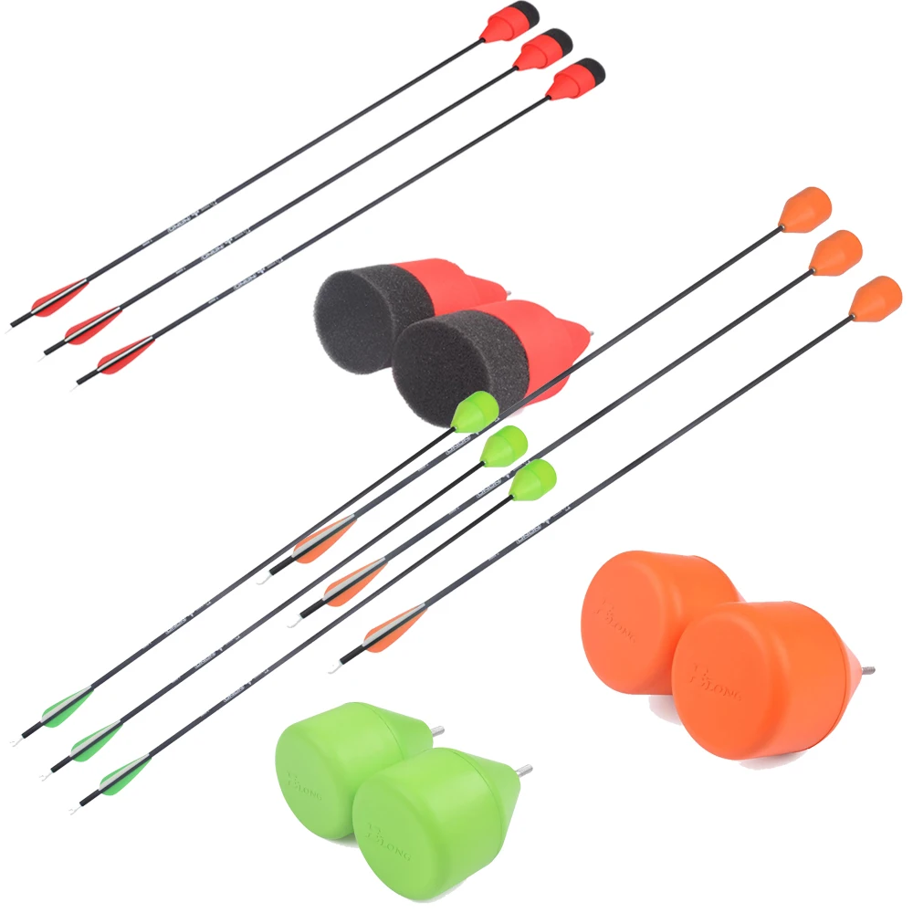 3PCS/Set Archery EVA Sponge Arrowhead Safety Arrows Tips Target Practice Games Training Arrow Heads For Outdoor CS Camping
