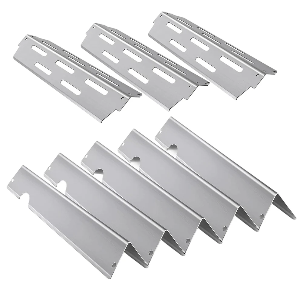 

Heat Distribution Stainless Steel Heat Reflector Flavor Enhancing Design Easy Clean Grilling Accessory As Shown