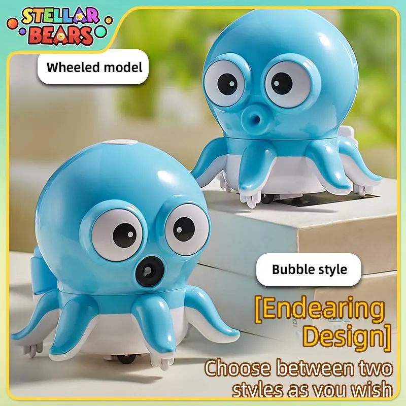 

Children's Electric Dancing Octopus Bubble Machine Toy Universal Wheel Walking Musical Octopus Pet with Lights Kid Birthday Gift