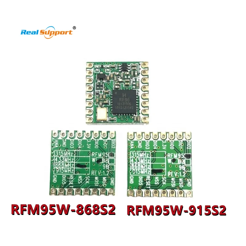 RFM95W-868S2 RFM95W-915S2 RFM96W-433S2 Original RFM95W RFM96W Long Range RF Transceiver Module LoRa Communication Module