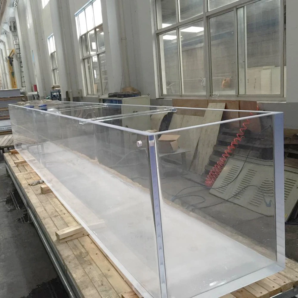 Customized Size Aquariums Large Acrylic Sheet Fish Seafood Tank