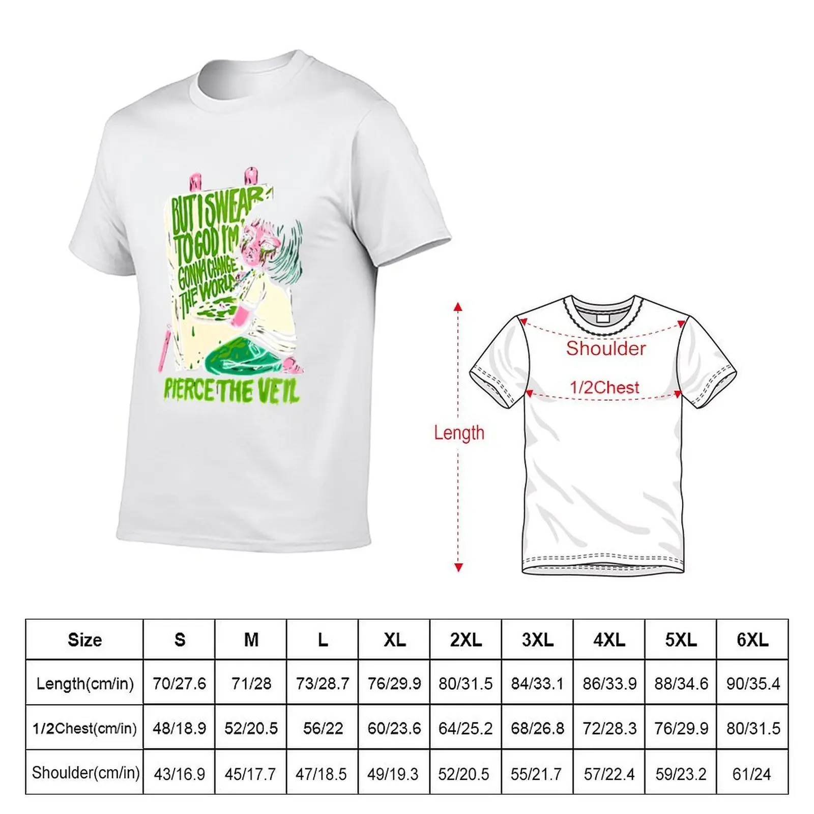 PIERCE-THE VEIL GONNA CHANGE T-Shirt t shirts for man cotton funny t shirts for man cotton soft T-Shirt