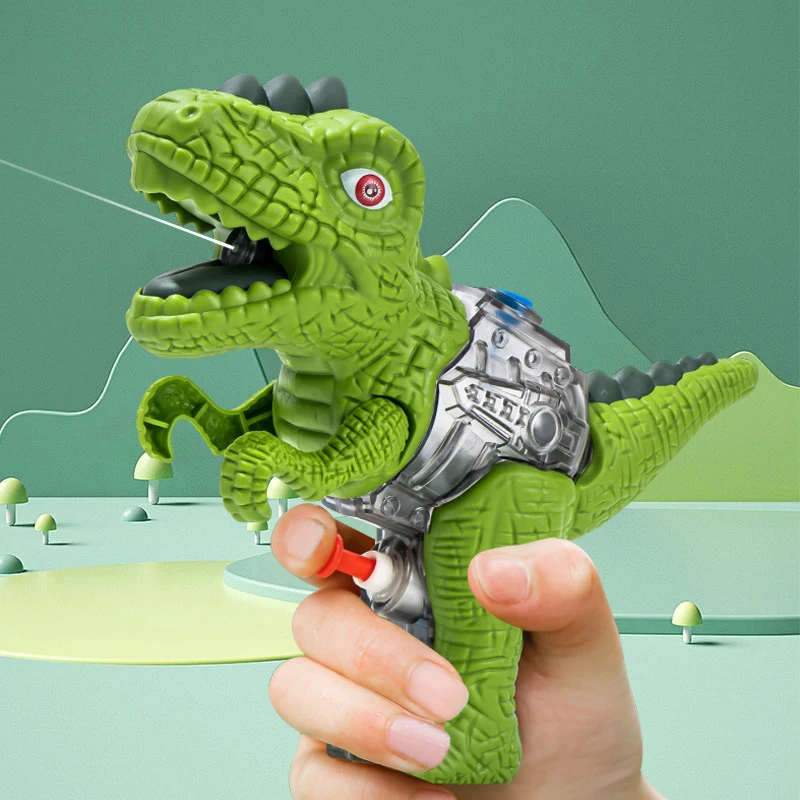 Pistola de juguete de dinosaurio con pulverización de agua: perfecta para actividades al aire libre en la playa en verano