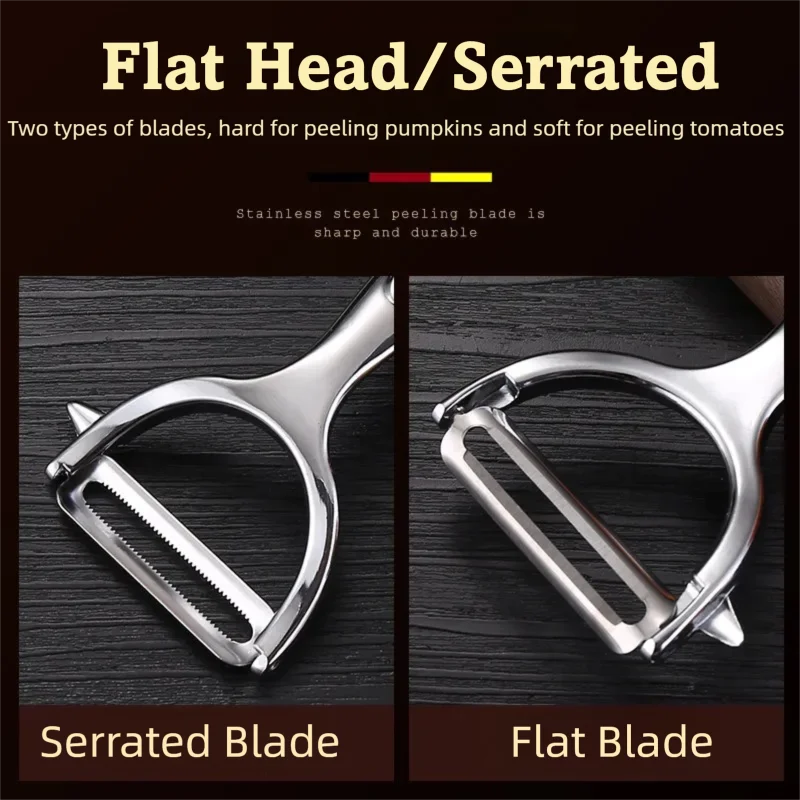 1Pcs Stainless Steel Vegetable Peeler Potato Peeler Multi-function Carrot Grater Fruit Tools Kitchen Accessories Cuisine Pelador