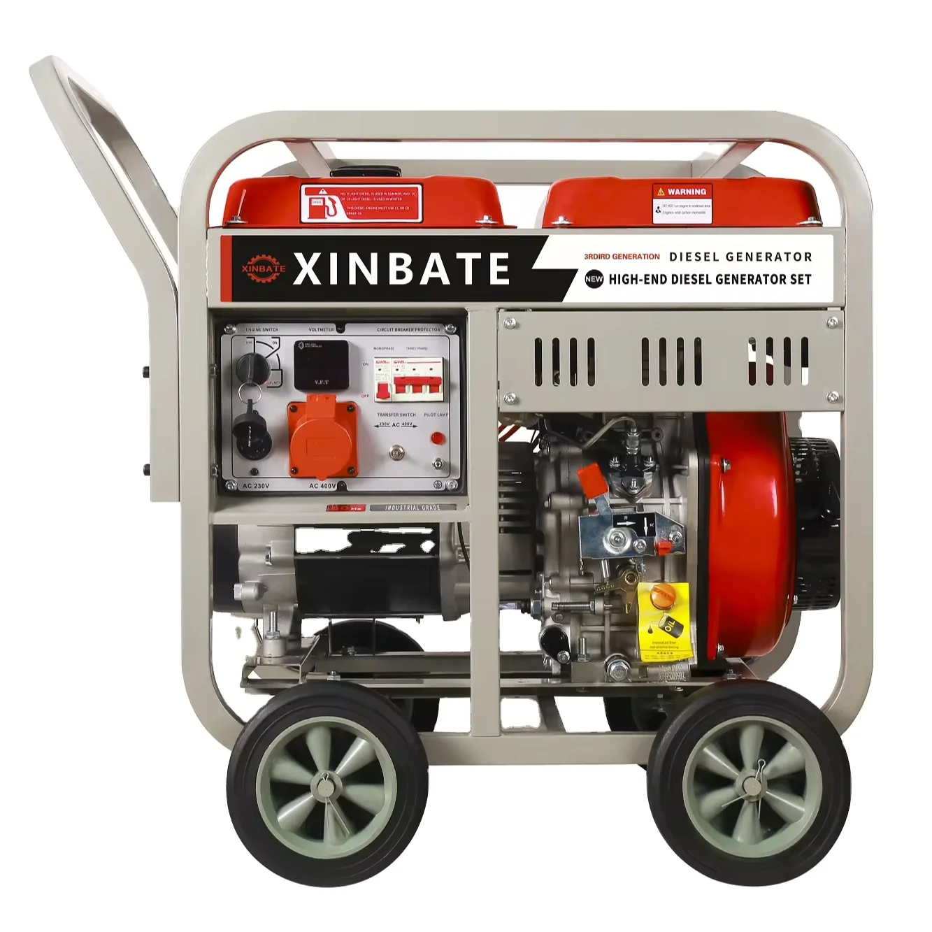 5/10/15/20kw Genset Small Portable Diesel Power Marine 3 Phase 400V 50/60Hz Silent Auto Start Generator