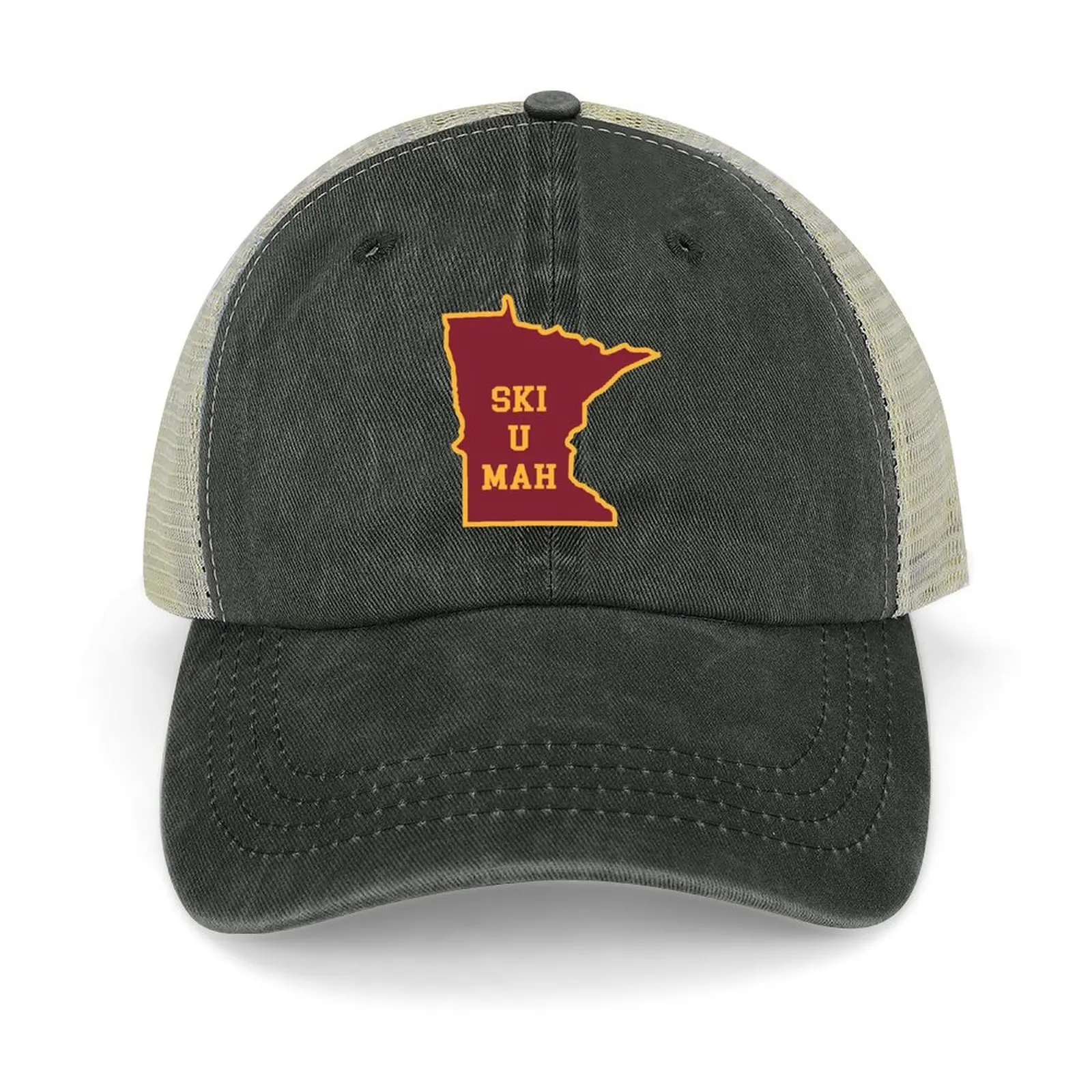 

Ski U Mah MN Outline Baseball Cap winter hats for men golf hat genuine New Hat Luxury Brand Men's Women's