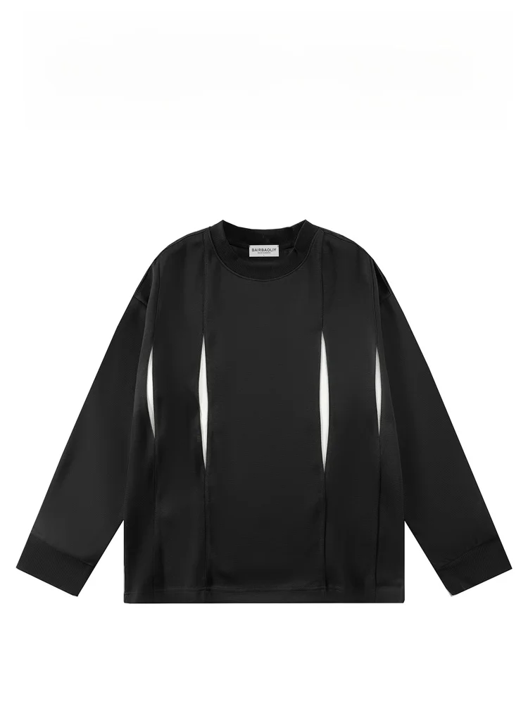 

BAIRBAOLIY Американские ретро-худи унисекс с цветными блоками, свободного кроя, повседневные, универсальные, из смесового хлопка и полиэстера