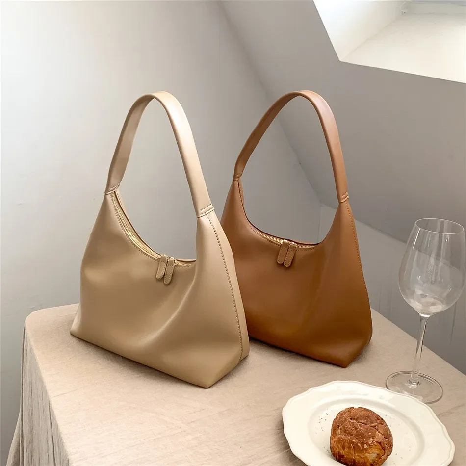 Luxury Designer Women Handbags Large Capacity Soft Pu leather Daily Casual totes Bag Trend Fashion Simple Ladies Shoulder Bags