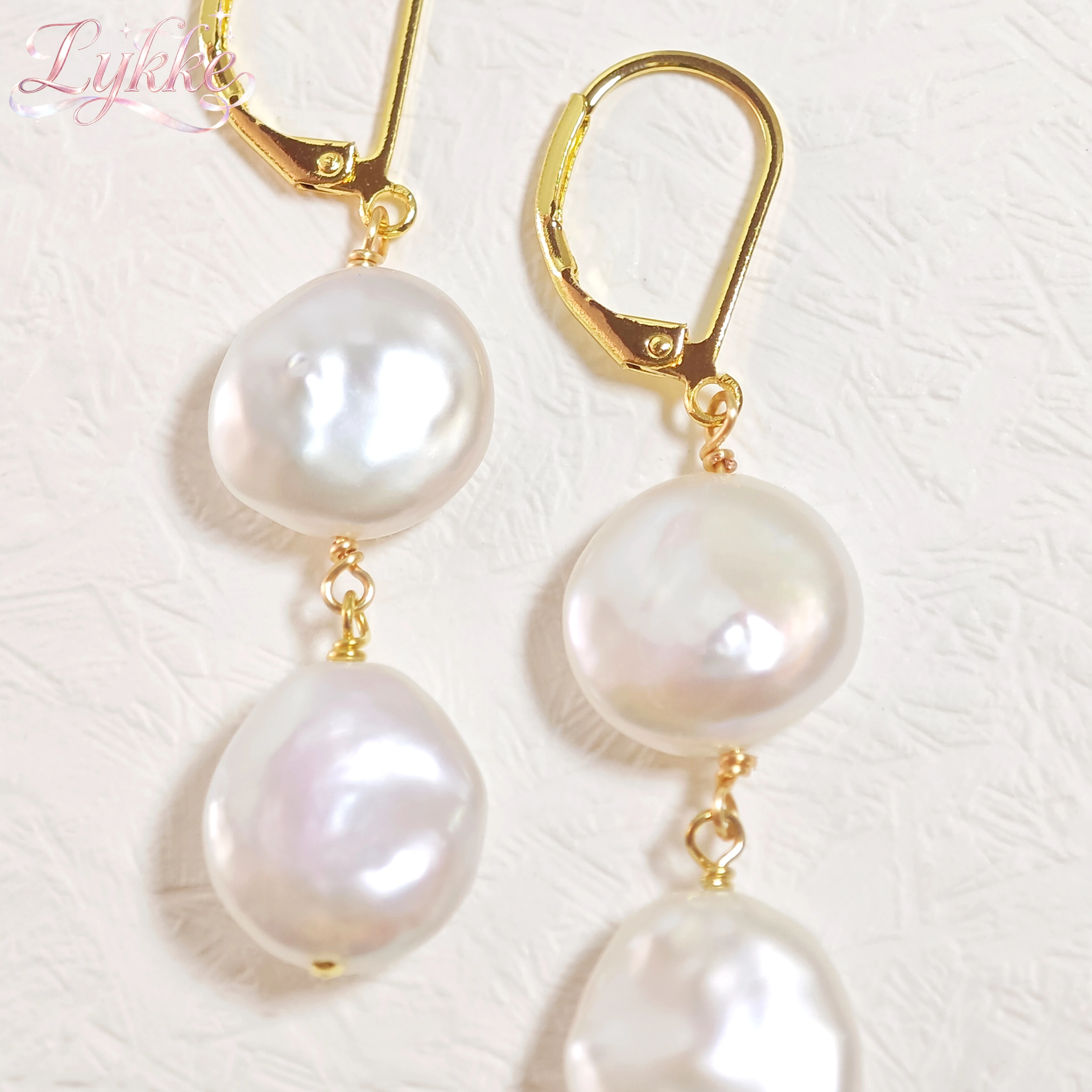 

Хит продаж: натуральные пресноводные жемчужные серьги-подвески для женщин, жемчуг в стиле барокко, позолота 18К, для вечеринок и свадеб.