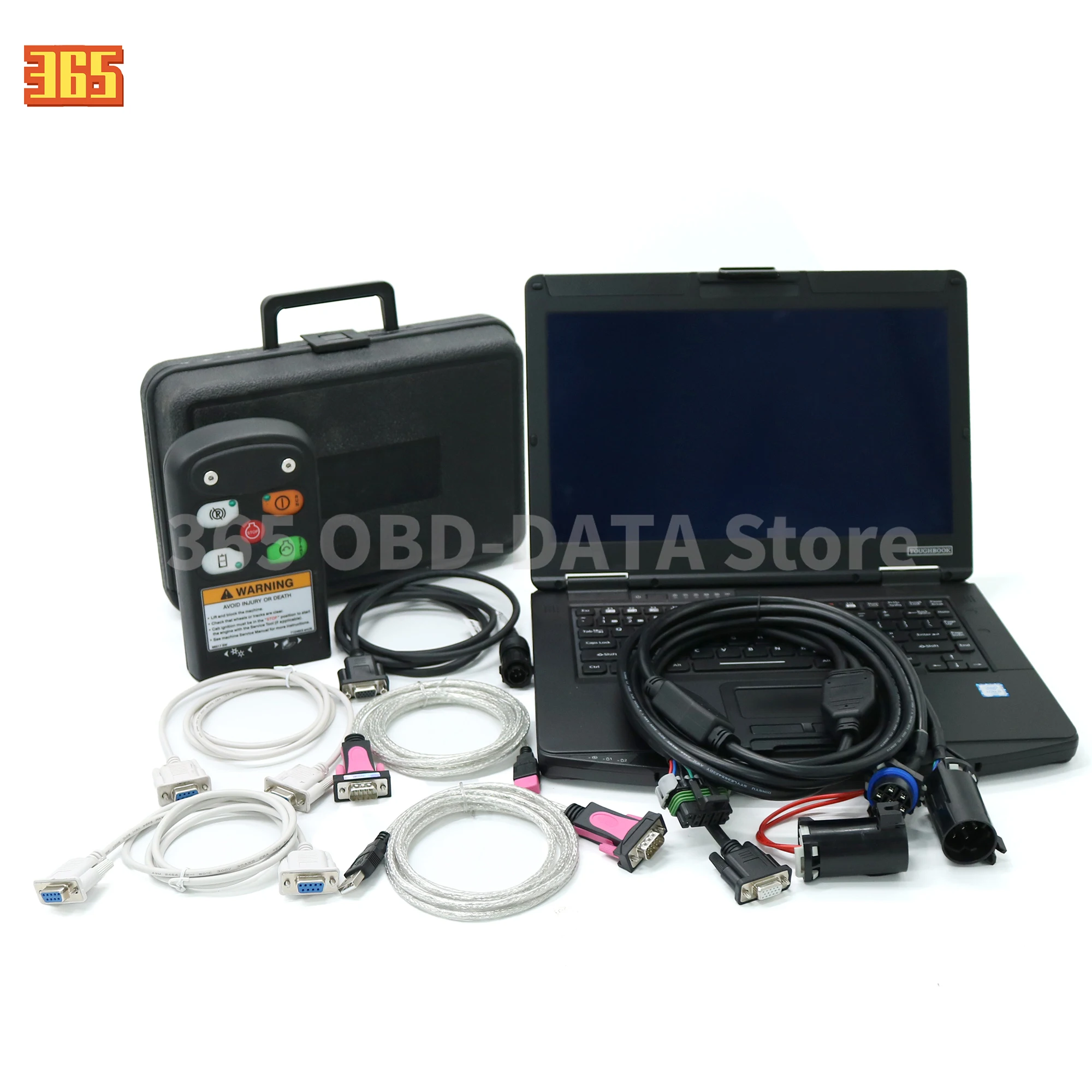 Kit completo de scanner de diagnóstico 2025 para Bobcat, para carregadeiras e escavadeiras Bobcat Wood Skid Steer, KIT DE DIAGNÓSTICO (RST) e Laptop CF53
