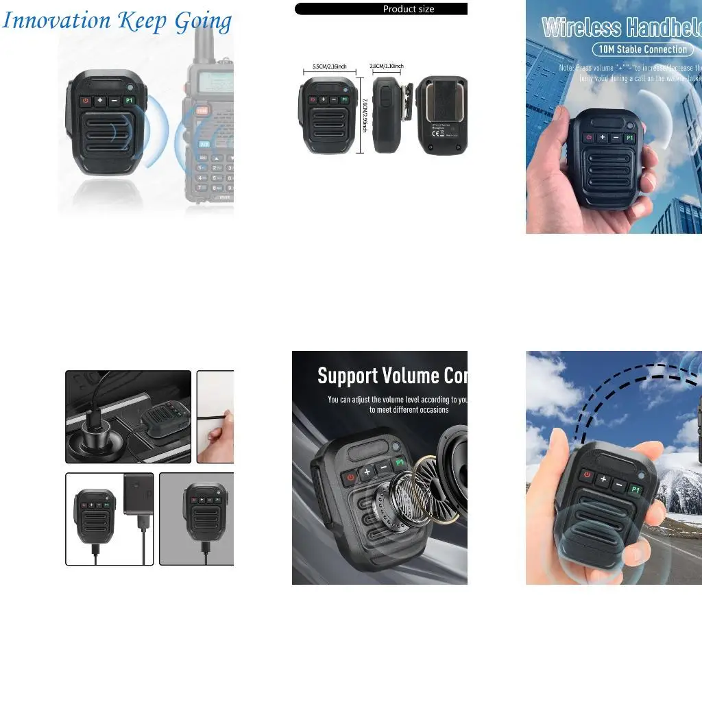 

E65C Speaker Microphone For K Connector Two Way Radio Communication Emergency Service