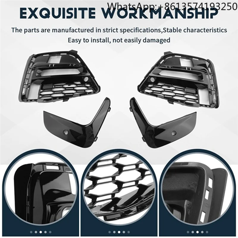 

Front Bumper Fog Light Grille +Trim Fog Light Frame For BMW 3 Series G20 G28 320Li 325Li 2019-2022-A08Q