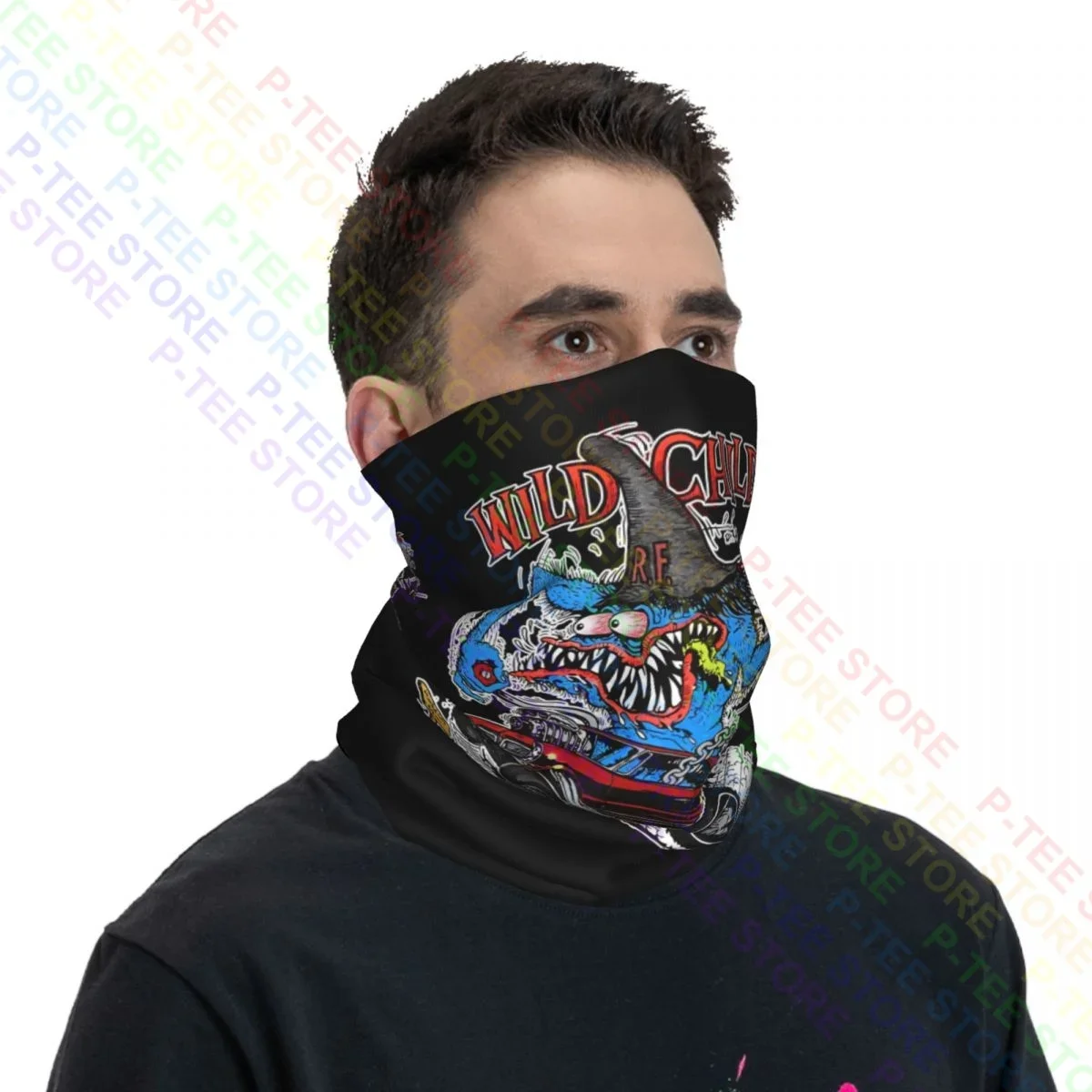 Ratte Fink wildes Kind ed großen Papa Ross Kustom Kulture Hot Rod Hals Gamasche Bandana Schal Gesichts maske Mode