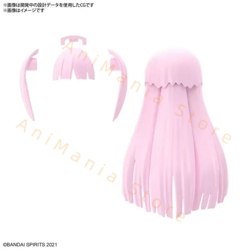 بانداي الأصلي حقيقية 30MS خيار أجزاء نمط الشعر المجلد 6 الشكل المفاصل المنقولة أنيمي ألعاب شخصيات الحركة هدايا للأطفال