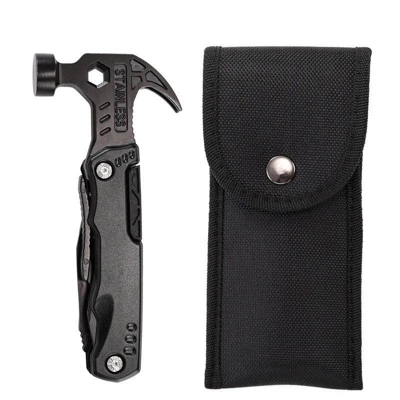 

Multitool Claw Hammer Multifunctional Pliers Stainless Steel Tool With Nylon Sheath For Outdoor Survival Camping Hunting Hiking