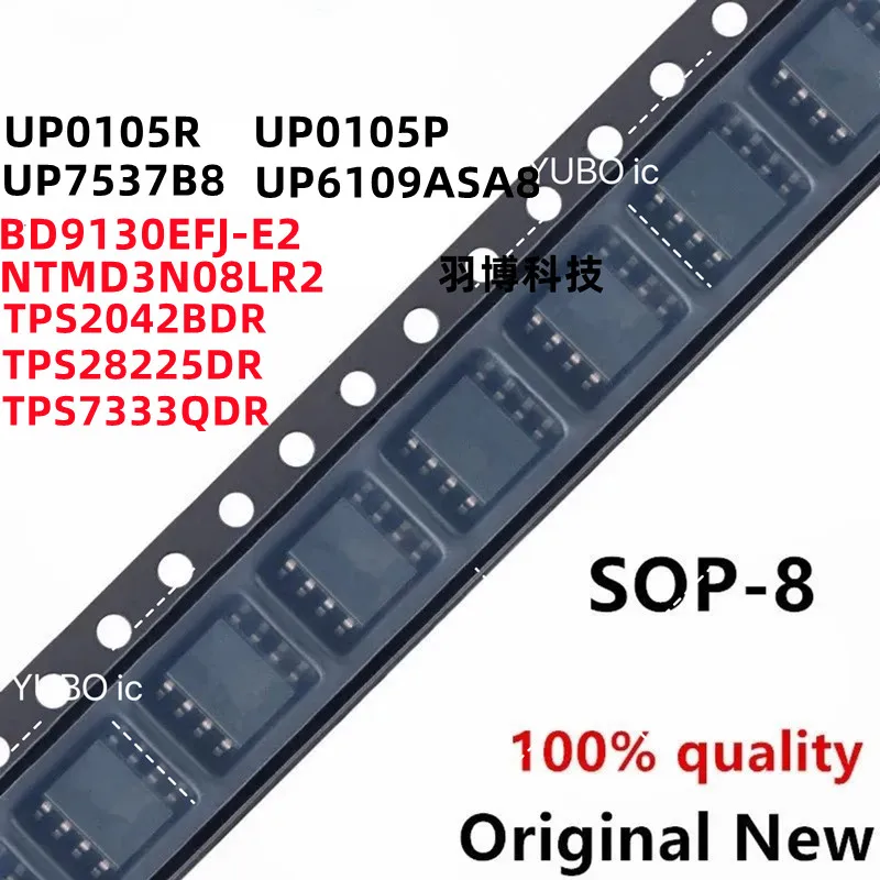 (5piece)100% New UP0105R UP0105P UP7537B8 UP6109ASA8 BD9130EFJ-E2 BD9130 NTMD3N08LR2 3N08 TPS28225DR 28225 TPS7333QDR 7333Q sop8