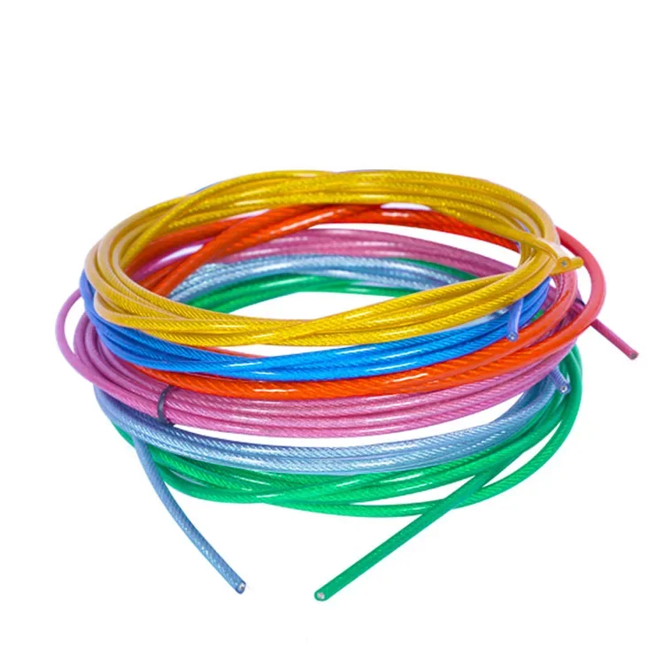 Good Quality Rust-proof Decoration Industry wire rope with PVC PA coated Cable Plastic Coating Stainless Wire 316 Cable