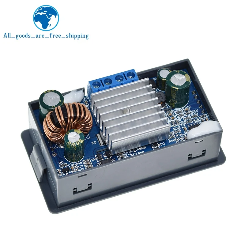 Imagem -06 - Tzt-cnc dc Buck Boost Converter Fonte de Alimentação Ajustável para Carregamento de Bateria Solar cc cv 0.530v 4a Power Module Zk4kx