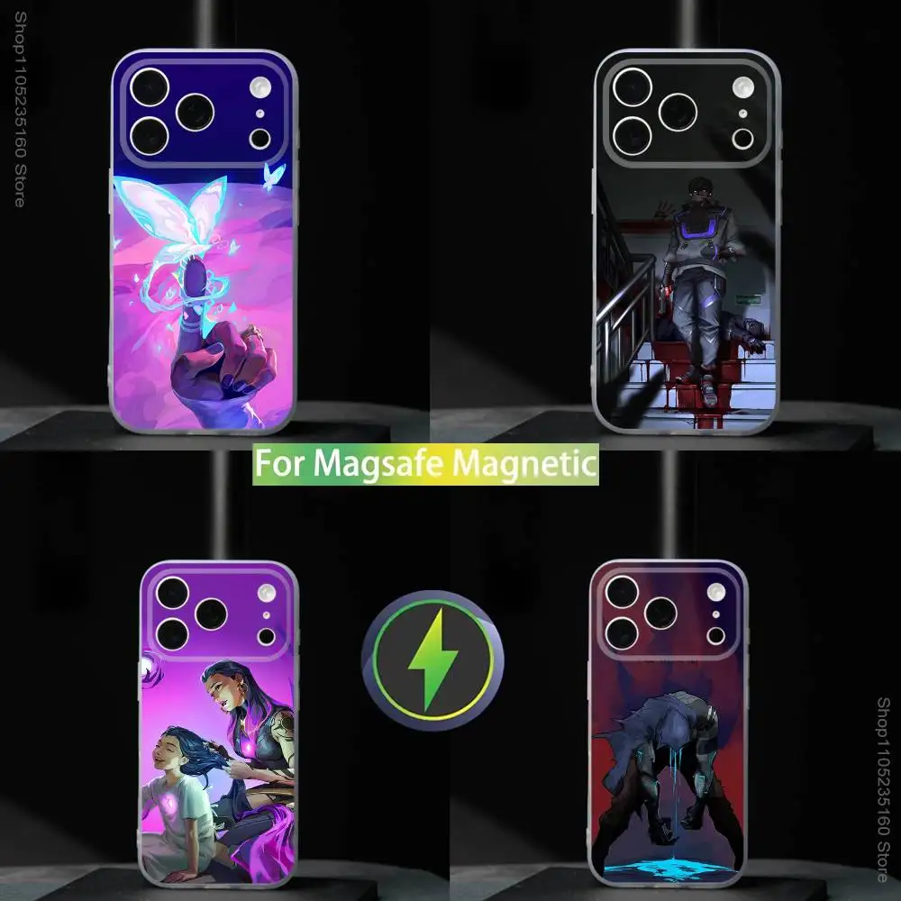 

G-Game V-ValorantS Phone Case For iPhone 17,16,15,14,13,12,11,Pro,Max,Plus,Mini,SE4,E For Magsafe Wireless