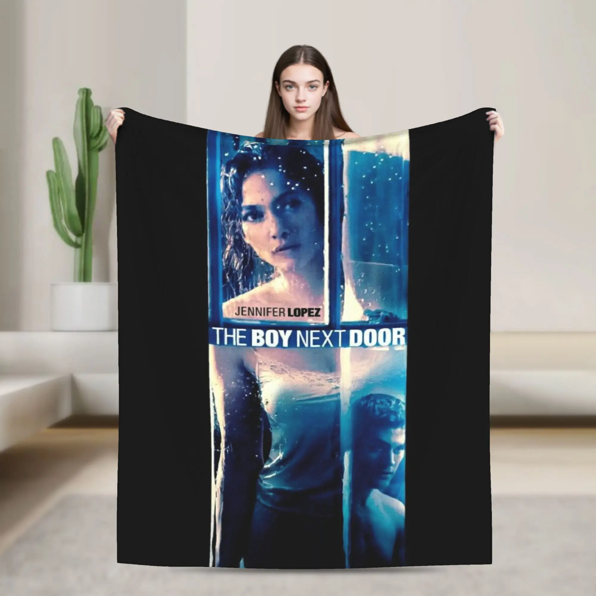 

The Boy Next Door Movie Blankets Camping Flannel Throw Blanket For Couch Bed Super Soft Custom Quality Bedspread Gift Idea