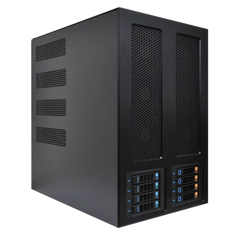WS04A-1 4GPU 4090 China Supplier Server Network Storage Server for EATX Motherboard Hot-swappable Graphic Workstation Chassis