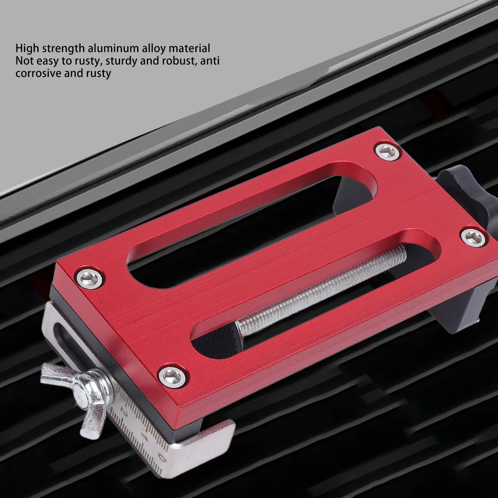 

Направляющая для дюбельных отверстий из алюминиевого сплава, многофункциональный точный локатор для сверления с 10-сверлильными втулками для деревообработки