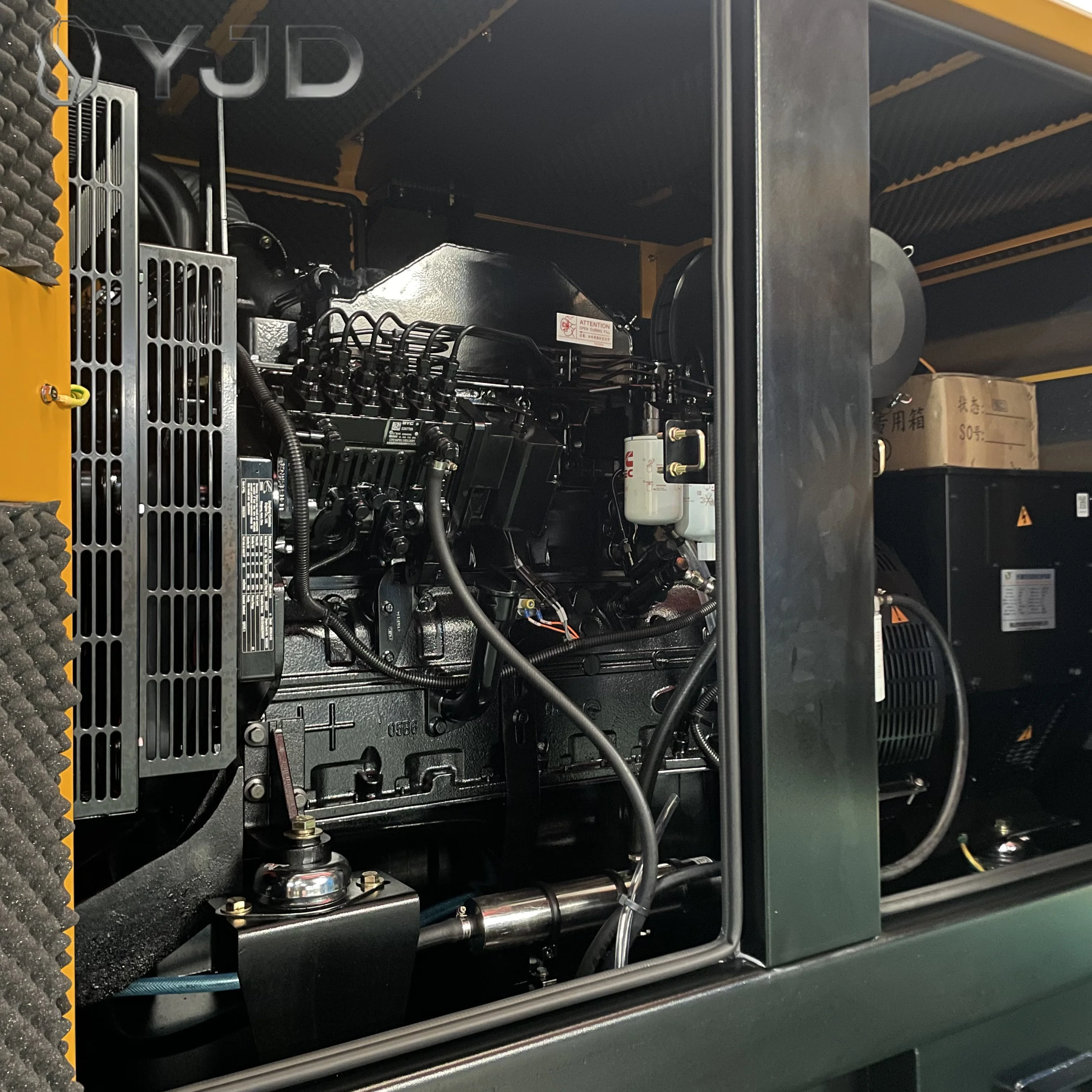 Three Phase Silent Diesel Generator Set for Industrial Use 100-300kW with Heater Grupo Electrogeno Groupe Electrogene