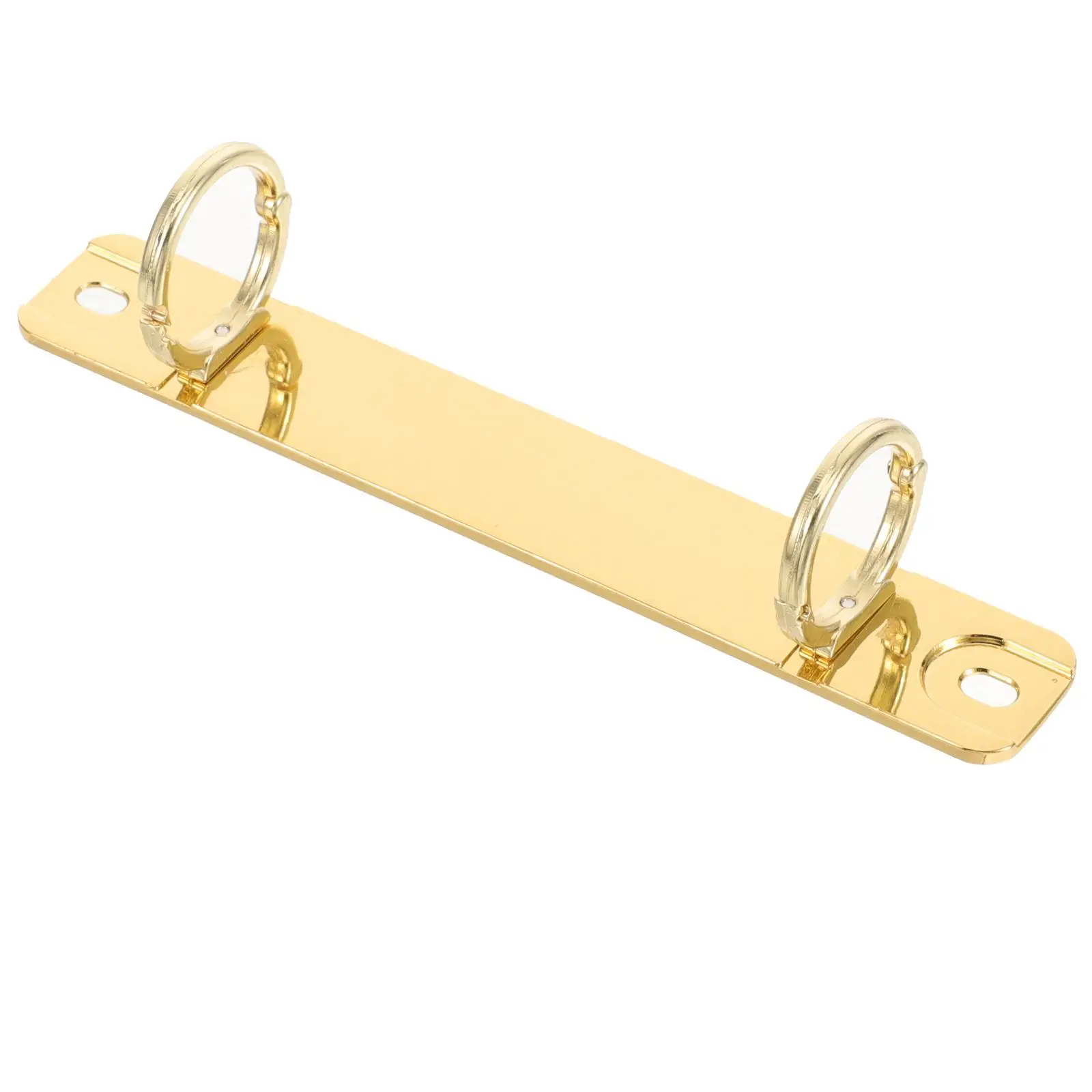 

2 Ring Binder Mechanism Metal Clasp Detachable Universal Hole Scrapbook Planners Notebook Stationery Round Binders Strong