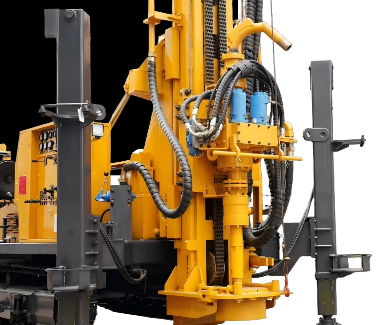 1300m Depth Crawler Drills Optimized for Water Wells & Mining Experience Hydraulic Efficiency