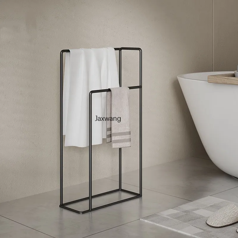 

Nordic Hangers Wrought Iron Bathroom Floor Hanger Racks Home Furniture Ins Simple Designer Golden Coat Rack Bathroom Towel Racks